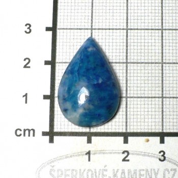 Lapis lazuli,džínový,  kabošon č.1|  šperkové-kameny.cz