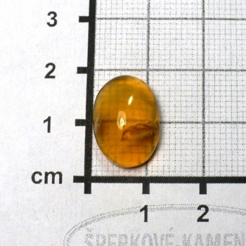 Jantarový opál, Madagaskar, kabošon č. 8 | www.sperkove-kameny.cz