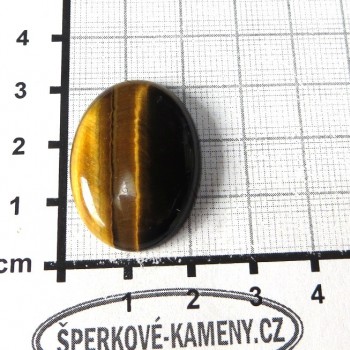 Tygří oko,  kabošon30x22 mm č.010| šperkové-kameny.cz